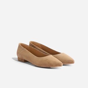 Nisolo Tan Suede Flats Timeless Design